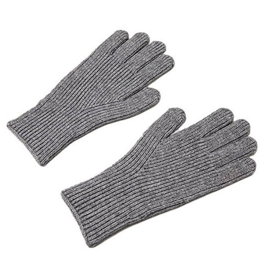 Rękawiczki zimowe dotykowe - szare Hurtel