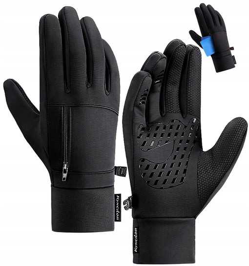 Rękawiczki Zimowe Męskie Dotykowe Termiczne Do Smartfonu Ocieplane Na Rower Edibazzar