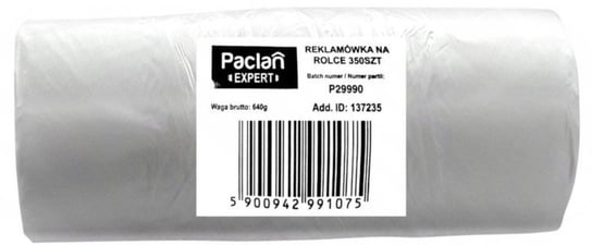 Reklamówki na rolce PACLAN Expert BEST PRICE 43x35CM 5KG 350szt. Paclan