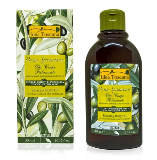 Relaksujący olejek do kąpieli i masażu z oliwą 300ml - Idea Toscana Idea Toscana