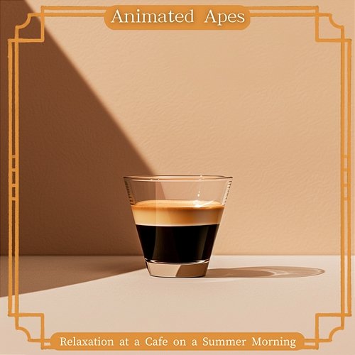 Relaxation at a Cafe on a Summer Morning Animated Apes