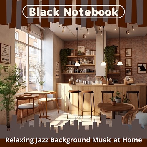 Relaxing Jazz Background Music at Home Black Notebook