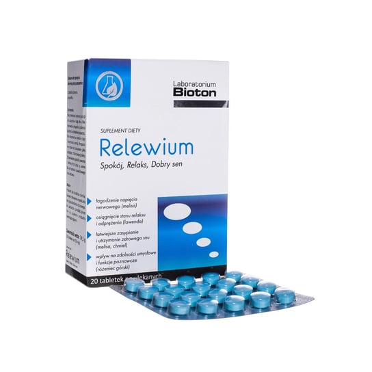 Relewium, suplement diety, 20 sztuk Bioton
