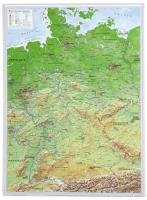 Reliefkarte Deutschland klein 1 : 2 400 000 Engelhardt Mario, Markgraf Andre