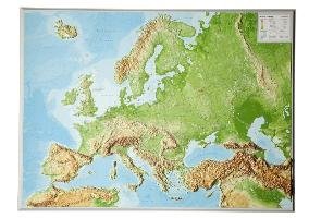 Reliefkarte Europa Gross 1 : 8 000 000 Markgraf Andre, Engelhardt Mario