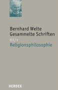 Religionsphilosophie Welte Bernhard