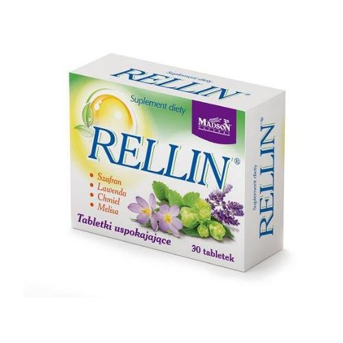 Rellin, Tabletki uspokajające, 30 tabl. Rellin
