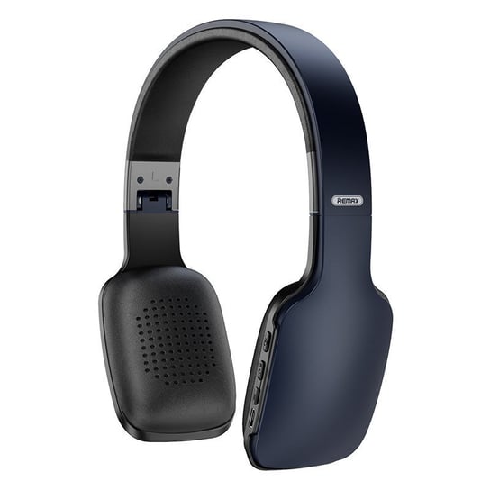 Remax bezprzewodowe nauszne słuchawki Bluetooth 5.0 300 mAh czarno-szary - Czarno-szary Remax