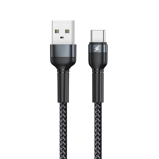 Remax kabel USB - USB Typ C 2,4 A 1 m do ładowania przesyłania danych czarny (RC-124a black) Remax