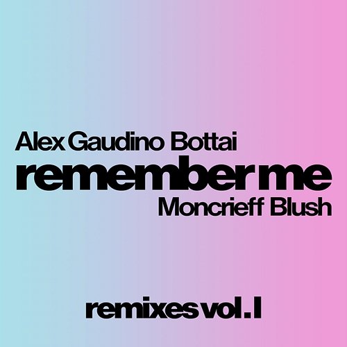 Remember Me Alex Gaudino, Bottai feat. Moncrieff, Blush