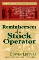 Reminiscences of a Stock Operator Lefevre Edwin
