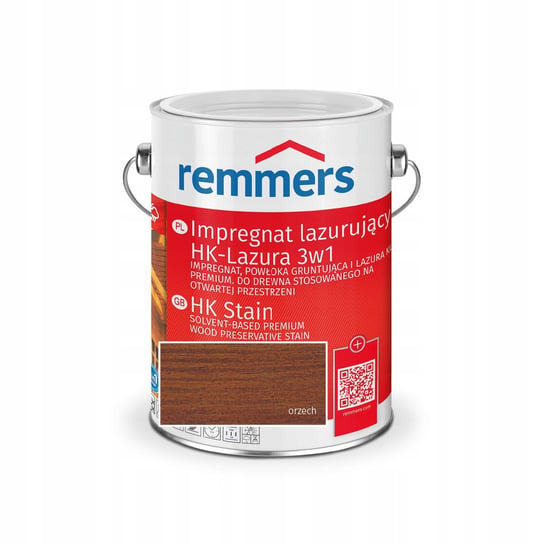 Remmers Impregnat Hk-Lazura 3W1 Orzech 2,5L remmers