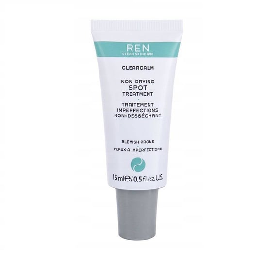 REN, Clearcalm Non-Drying Acne Treatment Gel, Punktowy żel przeciw niedoskonałościom, 15ml REN