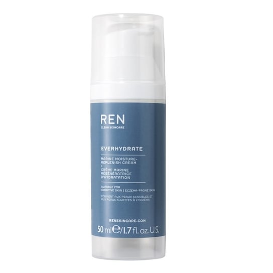 REN Everhydrate Marine Moisture-Replenish Cream, Nawilżający krem do twarzy, 50ml REN