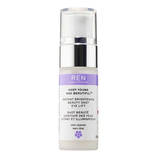 Ren, Instant Brightening Beauty Shot Eye Lift, Wygładzające Serum Pod Oczy, 15ml REN