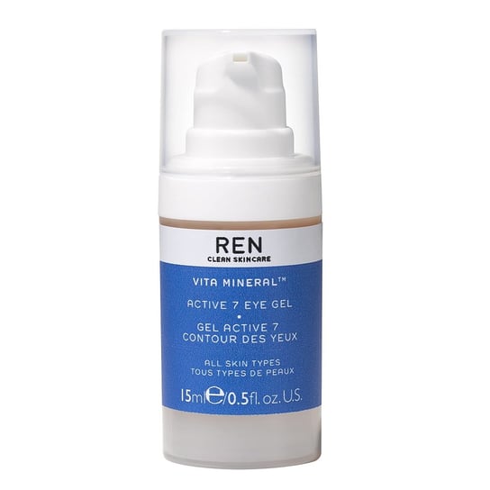 Ren, Vita Mineral Active 7 Eye Gel ,chłodzący Żel Pod Oczy, 15 ml REN