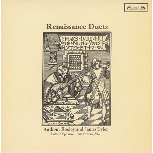 Renaissance Duets Anthony Rooley, James Tyler