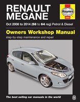 Renault Megane (Oct '08-'14) 58 To 64 Storey Mark