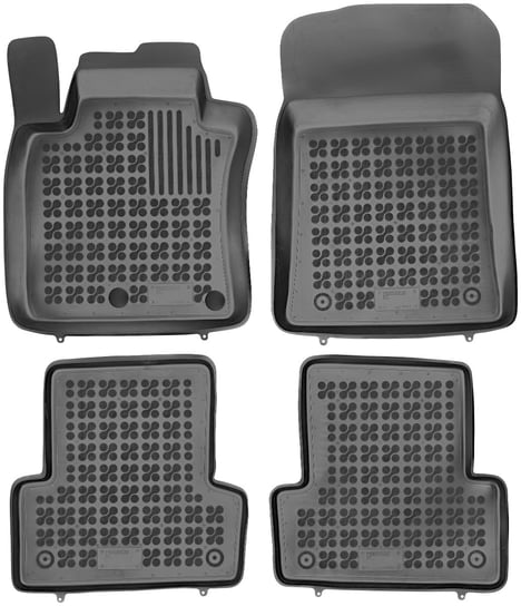 Renault  Modus Hatchback  Dywaniki gumowe REZAW  od 2004-2012r. 201903 + mocowania MAX-DYWANIK Rezaw-Plast