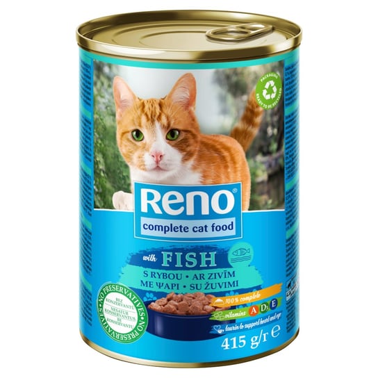Reno Karma dla kotów z rybą w sosie 415 g Reno