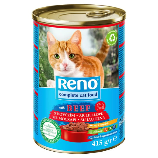 Reno Karma dla kotów z wołowiną 415 g Reno