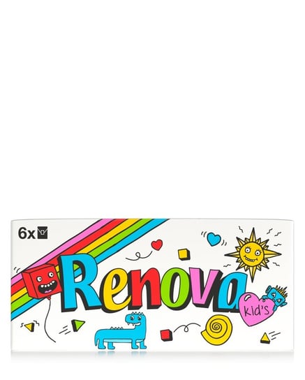 Renova, Chusteczki higieniczne dla dzieci 6 paczek Renova