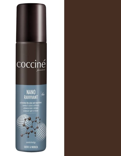 Renowator do zamszu i nubuku nano ravvivant 75 ml Ciemny brąz 19 Coccine