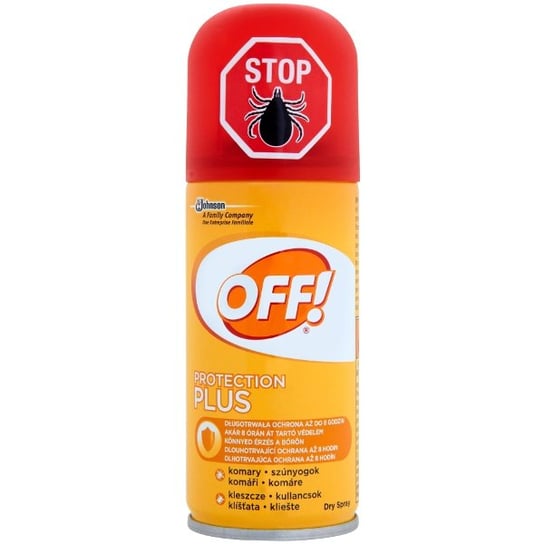 Repelent w suchym aerozolu OFF Protection Plus, 100 ml Off!