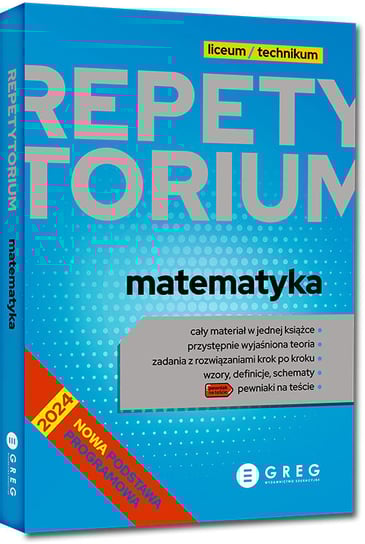 Repetytorium 2024-2026. Matematyka Opracowanie zbiorowe