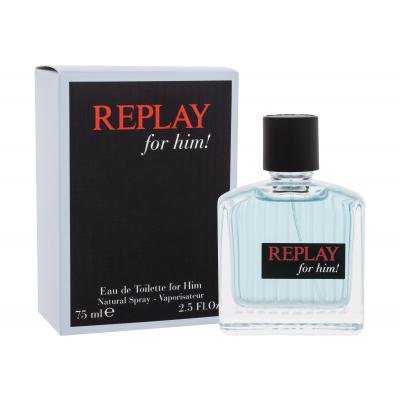 Replay For Him, Woda Toaletowa, 75ml Replay