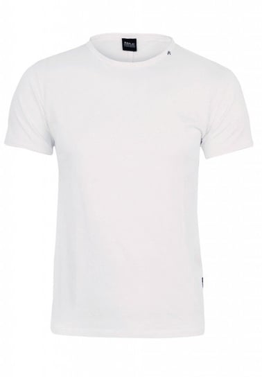 Replay, T-shirt męski z krótkim rękawem, Printed Cotton Jersey, biały, rozmiar XL Replay