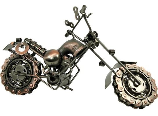 Replika motocykla, miedziana, 14x28x10 cm Pigmejka