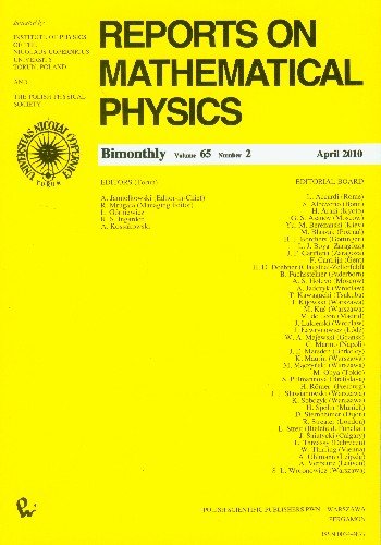 Reports on Mathematical Physics 65/2 Opracowanie zbiorowe