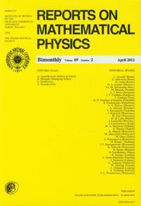 Reports on Mathematical Physics 69/2 Pergamon Opracowanie zbiorowe