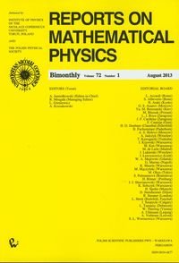 Reports on Mathematical Physics 72/1 Opracowanie zbiorowe