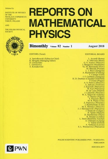 Reports on Mathematical Physics 82/1 Opracowanie zbiorowe