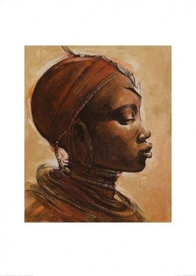 Reprodukcja ART GROUP Afrykanka, 50x70 cm Art Group