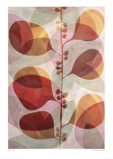 Reprodukcja ART GROUP Sarah Leslie Red/Yellow Berries, 50x70 cm Art Group