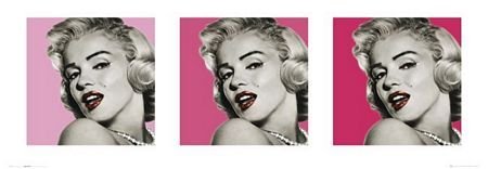 Reprodukcja GBEYE Marilyn Monroe Triptych, 33x95 cm GBeye