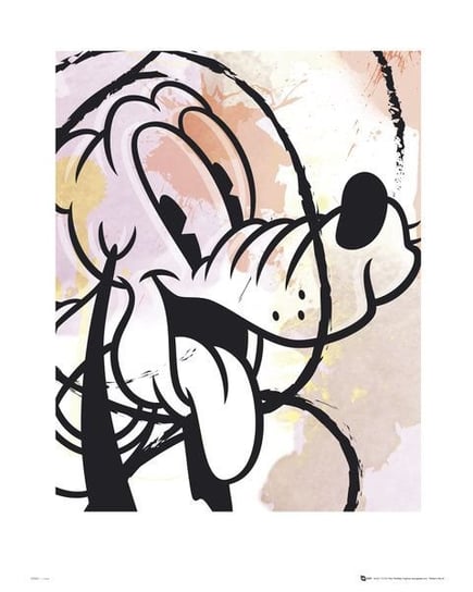 Reprodukcja GBEYE Pluto Drawing, 40x50 cm Disney