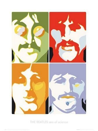 Reprodukcja GBEYE The Beatles Sea Of Science, 60x80 cm The Beatles