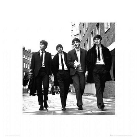 Reprodukcja GBEYE The Beatles w Londynie, 40x40 cm The Beatles