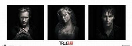 Reprodukcja GBEYE True Blood Triptych- reprodukcja 33x95 cm GBeye