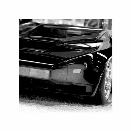 Reprodukcja NICE WALL Czarna bestia (Sport car),  40x40 cm Nice Wall