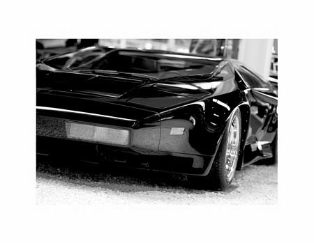 Reprodukcja NICE WALL Czarna bestia (Sport car),  80x60 cm Nice Wall