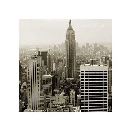 Reprodukcja NICE WALL Manhattan panorama - sepia, 40x40 cm Nice Wall