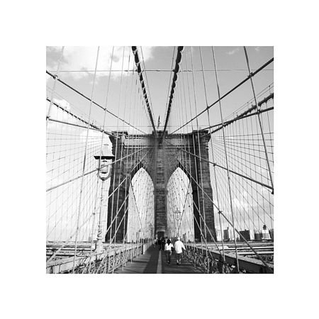 Reprodukcja PYRAMID POSTERS Brooklyn Bridge - New York, 40x40 cm Nice Wall