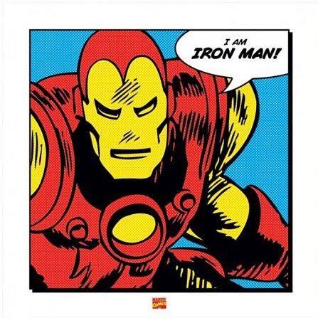 Reprodukcja PYRAMID POSTERS Iron Man (I Am), 40x40 cm Marvel