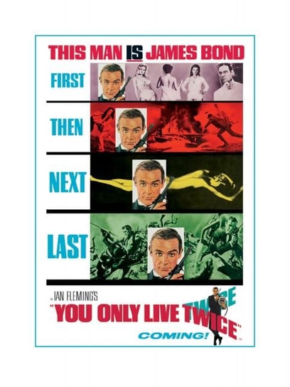 Reprodukcja PYRAMID POSTERS James Bond (You Only Live Twice Teaser), 60x80 cm James Bond