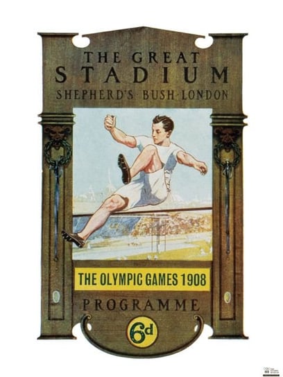 Reprodukcja PYRAMID POSTERS London 1908 Olympics,  60x80 cm Inna marka